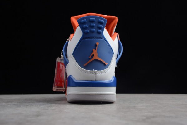 AIR JORDAN 4 RETRO KNICKS WHITE_ROYAL BLUE-ORANGE