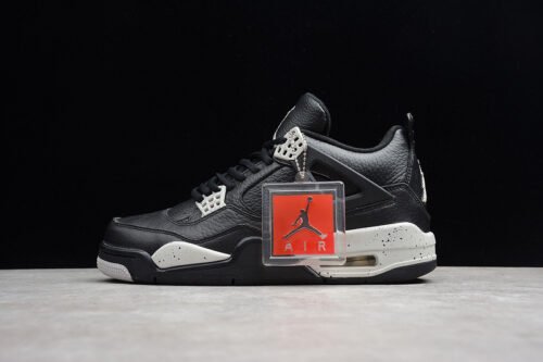 AIR JORDAN 4 RETRO LS OREO BLACK_TECH GREY-BLACK