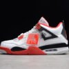 AIR JORDAN 4 RETRO 2012 RELEASE WHITE_VARSITY RED-BLACK