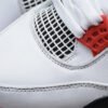AIR JORDAN 4 RETRO 2012 RELEASE WHITE_VARSITY RED-BLACK