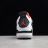 AIR JORDAN 4 RETRO 2012 RELEASE WHITE_VARSITY RED-BLACK