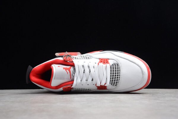 AIR JORDAN 4 RETRO 2012 RELEASE WHITE_VARSITY RED-BLACK