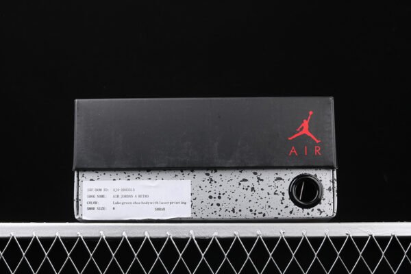 AIR JORDAN 4 LASER GREEN_BLACA_WHITE