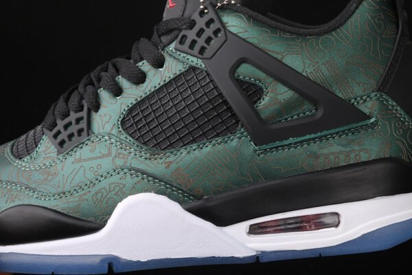 AIR JORDAN 4 LASER GREEN_BLACA_WHITE