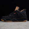 AIR JORDAN 4 RETRO LEVIS NRG LEVIS BLACK_BLACK_BLACK