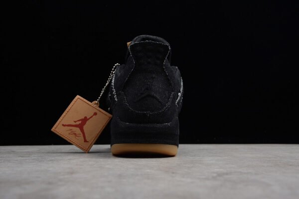 AIR JORDAN 4 RETRO LEVIS NRG LEVIS BLACK_BLACK_BLACK