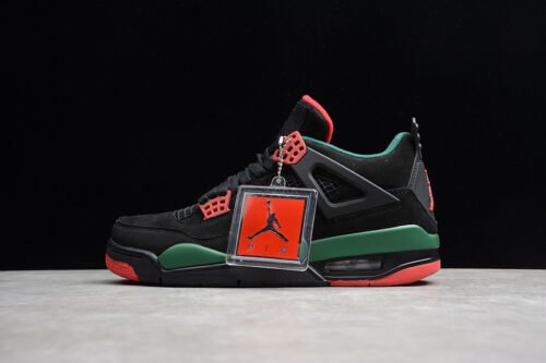 AIR JORDAN 4 NRG BLACK_GORGE GREEN-VARSITY RED