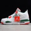AIR JORDAN 4 NRG WHITE_GORGE GREEN-VARSITY RED
