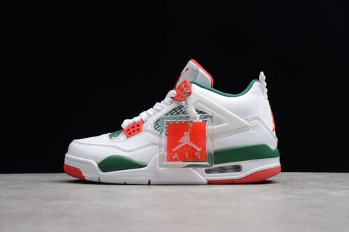 AIR JORDAN 4 NRG WHITE_GORGE GREEN-VARSITY RED