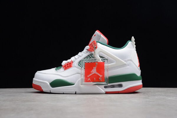 AIR JORDAN 4 NRG WHITE_GORGE GREEN-VARSITY RED