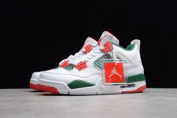 AIR JORDAN 4 NRG WHITE_GORGE GREEN-VARSITY RED