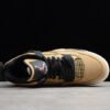 ST AIR JORDAN 4 RETRO FOSSIL MUSHROM_BLACK-FOSSIL-PALE IVORY