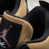 ST AIR JORDAN 4 RETRO FOSSIL MUSHROM_BLACK-FOSSIL-PALE IVORY
