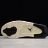 ST AIR JORDAN 4 RETRO FOSSIL MUSHROM_BLACK-FOSSIL-PALE IVORY
