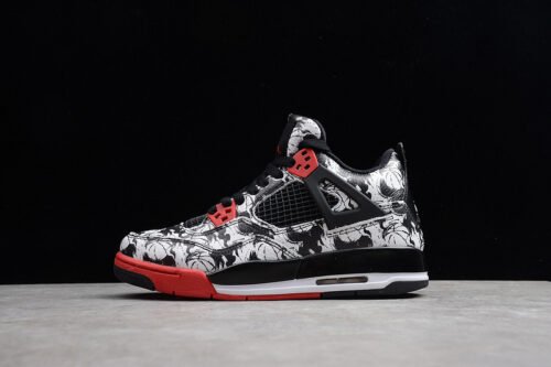 AIR JORDAN 4 IV RETRO BLACK_FIRE RED-BLACK-WHITE