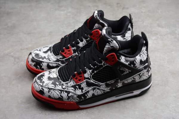 AIR JORDAN 4 IV RETRO BLACK_FIRE RED-BLACK-WHITE