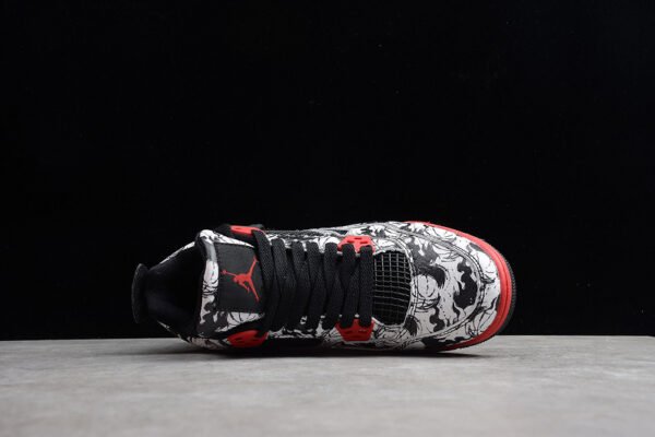 AIR JORDAN 4 IV RETRO BLACK_FIRE RED-BLACK-WHITE