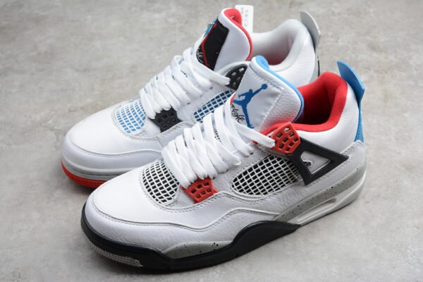 GZ AIR JORDAN 4 WHAT THE BLACK_WHITE_RED