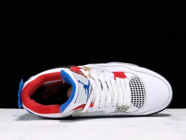 H12 AIR JORDAN 4 RETRO WHAT THE WHITE_BLUE_RED