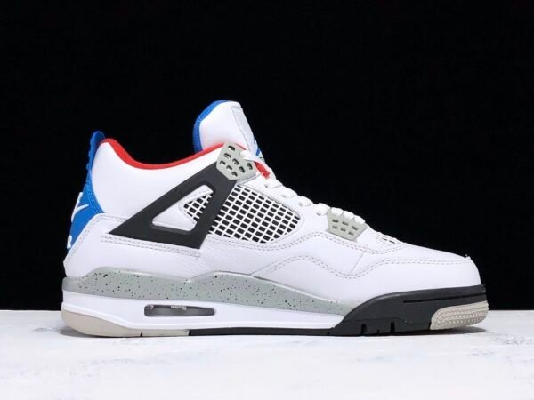 H12 AIR JORDAN 4 RETRO WHAT THE WHITE_BLUE_RED