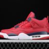 AIR JORDAN 4 RETRO FIBA GYM RED_OBSIDIAN-WHITE-METALLIC GOLD