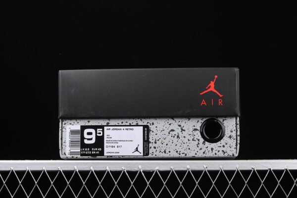 AIR JORDAN 4 RETRO FIBA GYM RED_OBSIDIAN-WHITE-METALLIC GOLD