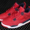 AIR JORDAN 4 RETRO FIBA GYM RED_OBSIDIAN-WHITE-METALLIC GOLD