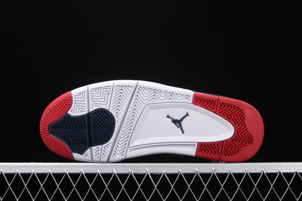 AIR JORDAN 4 RETRO FIBA GYM RED_OBSIDIAN-WHITE-METALLIC GOLD
