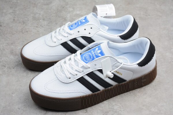 ADIDAS SAMBA VEGAN TEAM OG WHITE_BLUE_BROWN
