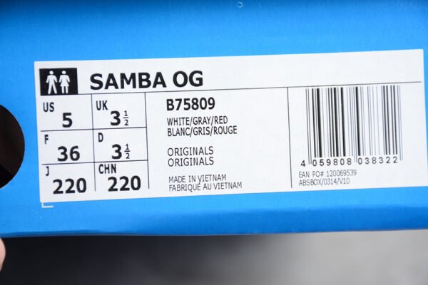 WB SAMBA WHITE_BLACK_BLUE