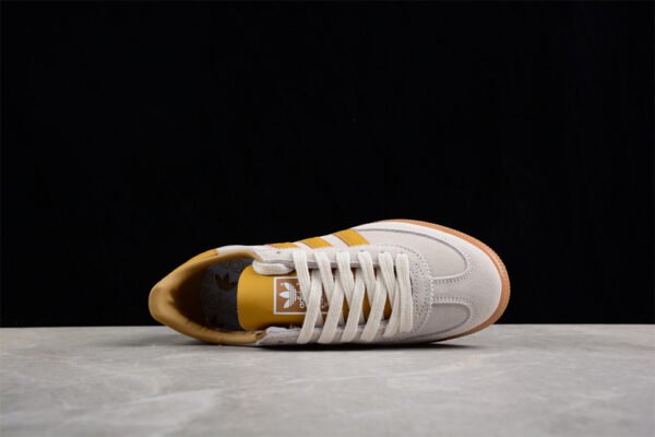 ADIDAS SAMBA VEGAN WHITE_ORANGE_BLACK