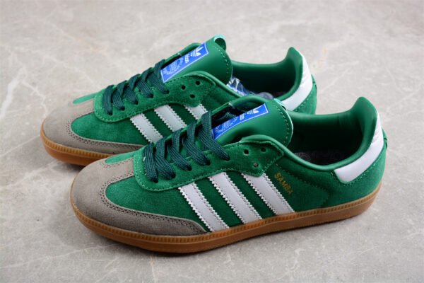 ADIDAS SAMBA VEGAN GREY_BROWN_WHITE