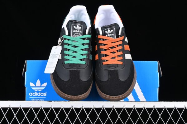SAMBA RM SHOES CORE BLACK_FTWR WHITE_CLEAR ORANGE