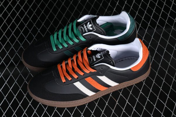 SAMBA RM SHOES CORE BLACK_FTWR WHITE_CLEAR ORANGE