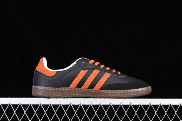SAMBA RM SHOES CORE BLACK_FTWR WHITE_CLEAR ORANGE