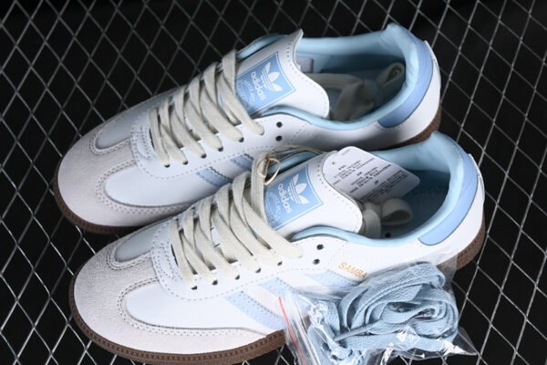 ADIDAS SAMBA VEGAN WHITE_BROWN_BLUE_GREY