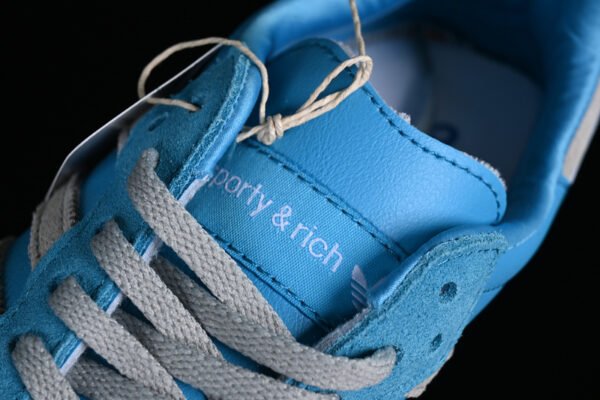 ADIDAS SPORTY & RICH X SAMBA OG BLUE RUSH_CRYSTAL WHITE_GUM THREE