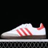 ADIDAS SAMBA VEGAN WHITE_REDK