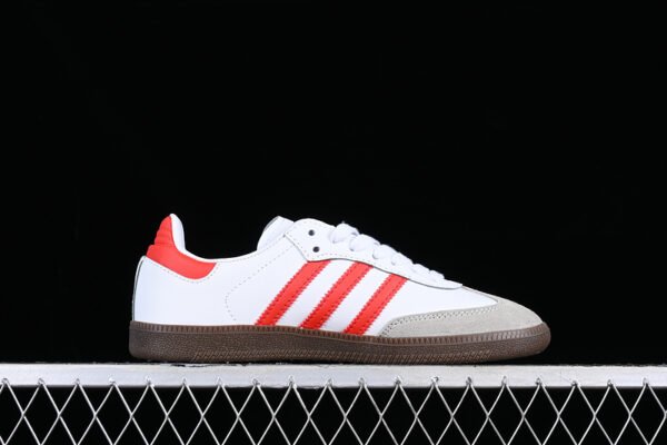ADIDAS SAMBA VEGAN WHITE_REDK
