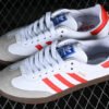 ADIDAS SAMBA VEGAN WHITE_REDK