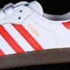 ADIDAS SAMBA VEGAN WHITE_REDK