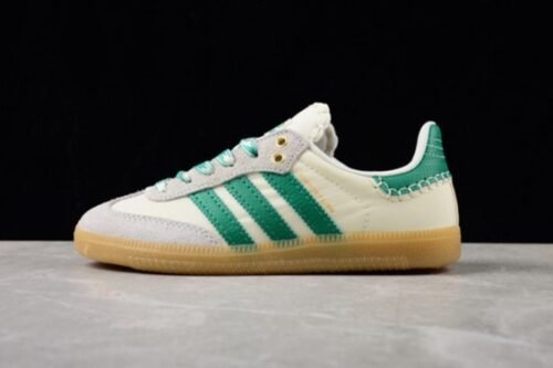 WALES BONNER X SAMBA CREAM WHITE_BOLD GREEN_EASY YELLOW