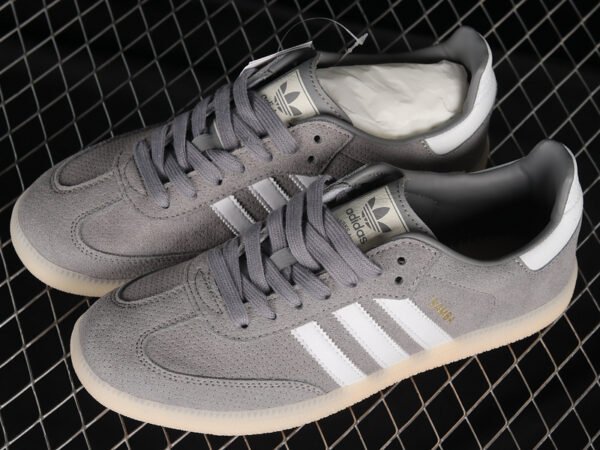 SAMBA OG SHOES GREY THREE_CORE WHITE_BLISS ORANGE