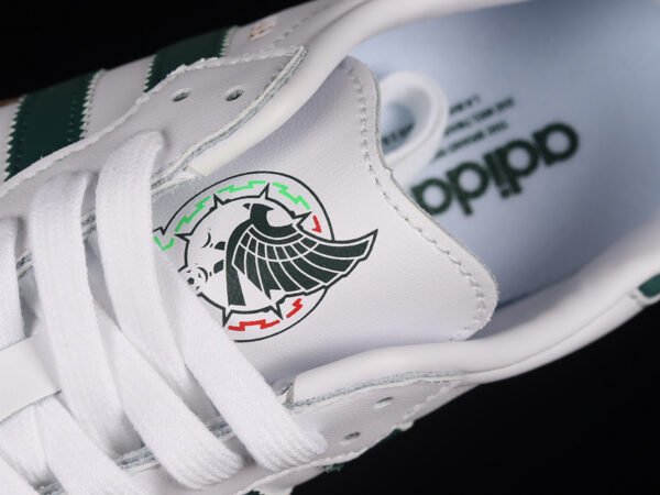 MEXICO X SAMBA TEAM SHOES CLOUD WHITE_COLLEGIATE GREEN_GUM