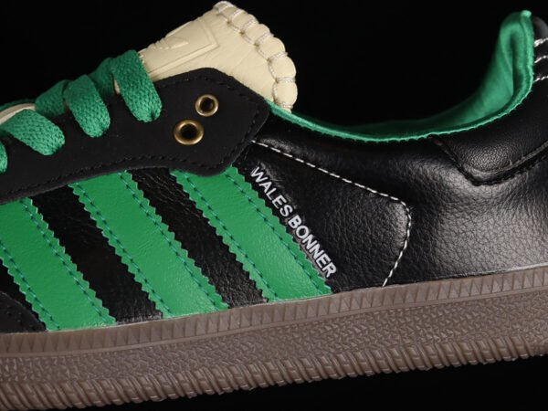 WALES BONNER SAMBA VEGAN OG SHOES CORE BLACK_GREEN_BEIGE
