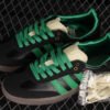 WALES BONNER SAMBA VEGAN OG SHOES CORE BLACK_GREEN_BEIGE