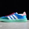 GUCCI X GAZELLE SHOES BLUE_CLOUD WHITE_GREEN_RED