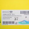 GUCCI X GAZELLE SHOES BLUE_CLOUD WHITE_GREEN_RED