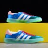 GUCCI X GAZELLE SHOES BLUE_CLOUD WHITE_GREEN_RED