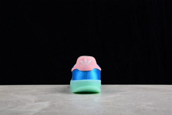 GUCCI X GAZELLE SHOES BLUE_CLOUD WHITE_GREEN_RED